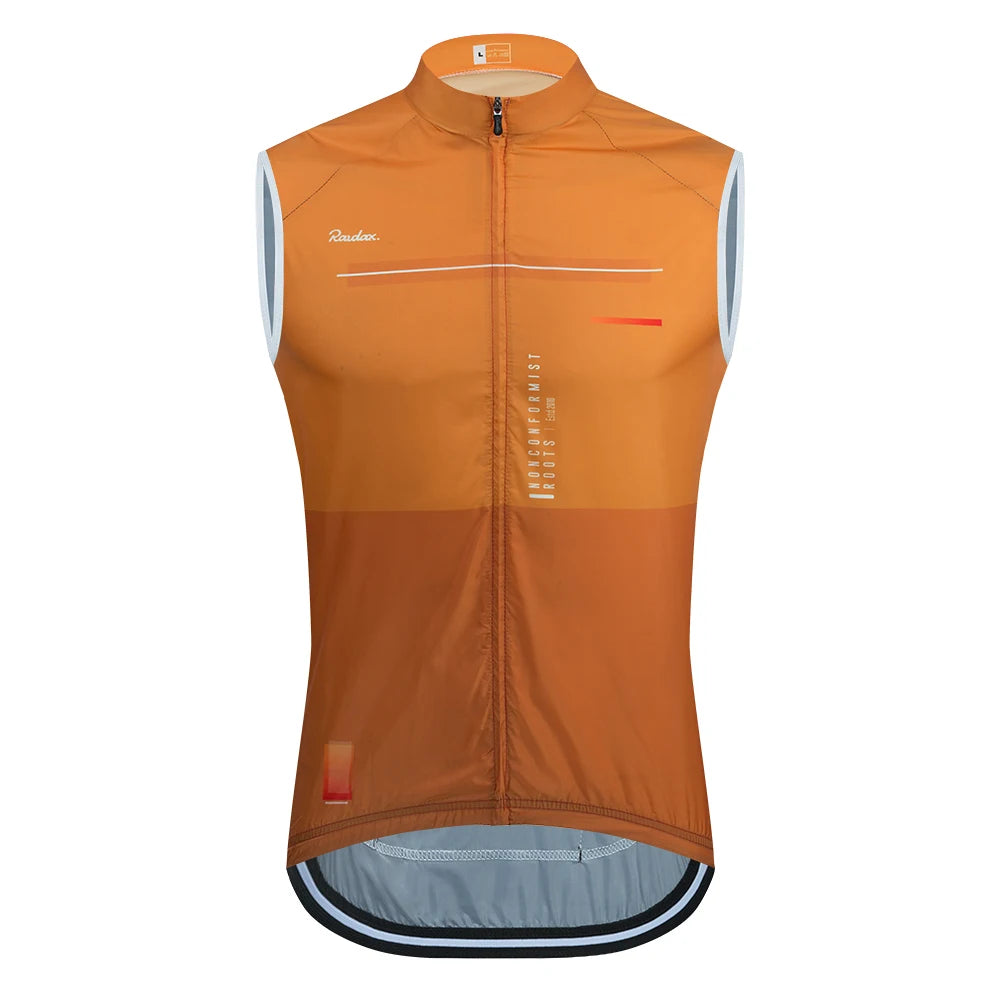 Men Raudax Sleeveless Cycling Vest Mesh Ciclismo Lets Gobik Undershirt Jersey Windproof Cycling Clothing Gilet Motorcycle Vest
