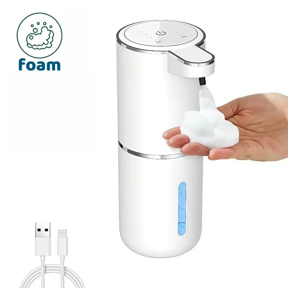 Touchless Automatic Soap Dispenser – USB Rechargeable, Foam & Liquid, Infrared Sensor